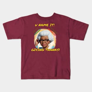 U NAME IT (GRANDMOM) Kids T-Shirt